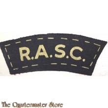 Shoulder flash Royal Army Service Corps R.A.S.C. (canvas)