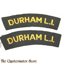 Shoulder flash Durham Light Infantry