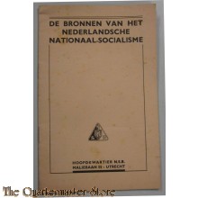 Boekje de bronnen van het Nederlandsche Nationaal Socialisme