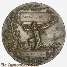 Plaque / Medaille Souvenir 1919 Victoire 