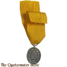 Zilveren Medaille voor IJver en trouw  24 Jaar  1877
