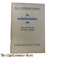 NSB Brochure - In vaderlandschen zin  Groningen 1940
