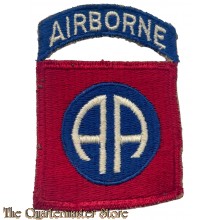 Mouw embleem 82e Abn Division WW2 (Sleeve badge 82nd Abn Division)