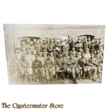 PostkarteStudio photo 1914-1918 Gruppe Soldaten mit Krankenschwestern
